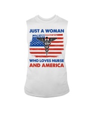Nurse Love America Sleeveless Tee tile