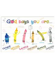 School God Say Poster 17x11 Poster front