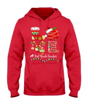 3rd Grade Teacher Life Christmas Hooded Sweatshirt tile