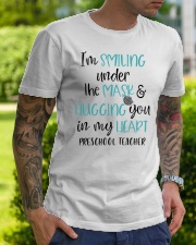 Preschool Teacher Smiling Classic T-Shirt lifestyle-mens-crewneck-front-7
