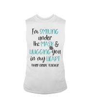3th Grade Teacher Life Smiling Sleeveless Tee tile