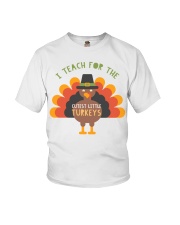 Teacher Cutest Little Turkey Youth T-Shirt tile