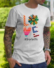 Librarian Life Classic T-Shirt lifestyle-mens-crewneck-front-7
