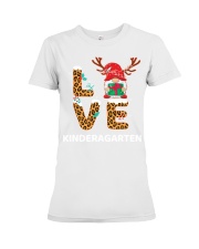 Kindergarten Love Christmas Premium Fit Ladies Tee tile