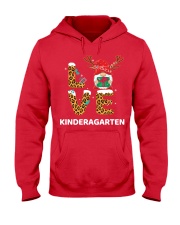 Kindergarten Love Christmas Hooded Sweatshirt tile