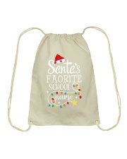 School Nurse Favorite Santa Drawstring Bag tile