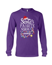 School Nurse Favorite Santa Long Sleeve Tee tile