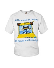 School Bus Round Youth T-Shirt tile
