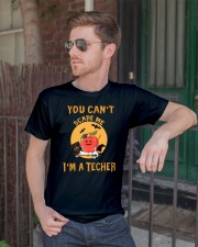 Teacher You Cant Scare Classic T-Shirt lifestyle-mens-crewneck-front-2