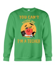 Teacher You Cant Scare Crewneck Sweatshirt tile