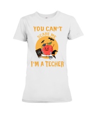 Teacher You Cant Scare Premium Fit Ladies Tee tile
