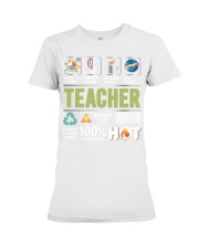 Teacher Hot Premium Fit Ladies Tee tile