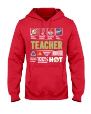 Teacher Hot Hooded Sweatshirt tile
