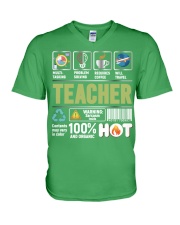 Teacher Hot V-Neck T-Shirt tile
