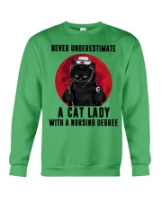 Cat Lady Nursing Crewneck Sweatshirt tile