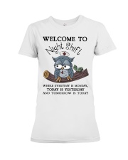 Nurse Night Shift Premium Fit Ladies Tee tile