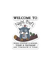 Nurse Night Shift Sticker tile