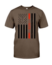 Nurse Heartbeat Flag Classic T-Shirt tile