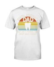 Dental Assistant Dad Premium Fit Mens Tee tile