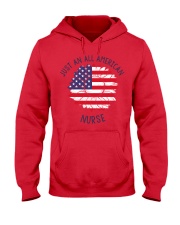 Nurse American Hooded Sweatshirt tile