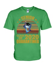 Class Quarantined Senior V-Neck T-Shirt tile