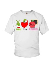 Teacher Peace Love Youth T-Shirt tile