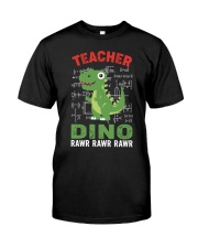 Teacher Dino Classic T-Shirt front