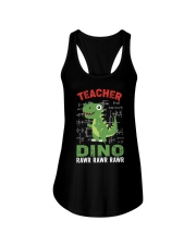 Teacher Dino Ladies Flowy Tank tile