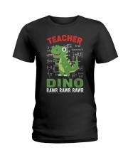 Teacher Dino Ladies T-Shirt tile