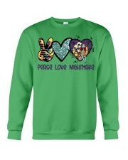 Jack Peace Love Nightmare Crewneck Sweatshirt tile