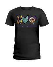 Jack Peace Love Nightmare Ladies T-Shirt tile