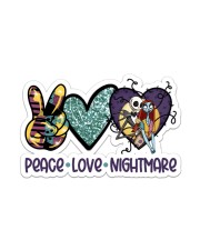 Jack Peace Love Nightmare Sticker tile