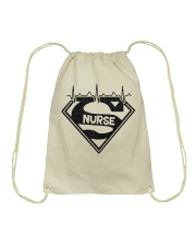 Nurse Supper Heart Drawstring Bag tile