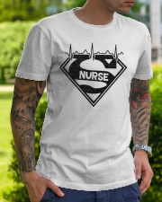 Nurse Supper Heart Classic T-Shirt lifestyle-mens-crewneck-front-7