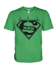 Nurse Supper Heart V-Neck T-Shirt tile