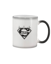 Nurse Supper Heart Color Changing Mug tile