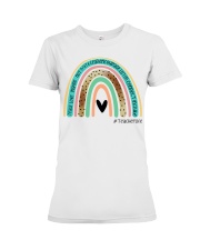 Teacher Love Life Premium Fit Ladies Tee tile