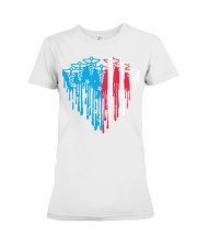Nurse Flag Premium Fit Ladies Tee tile