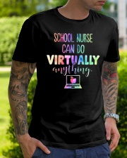 School Nurse Can Do Virtually Classic T-Shirt lifestyle-mens-crewneck-front-7