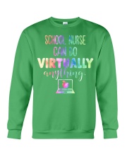School Nurse Can Do Virtually Crewneck Sweatshirt tile