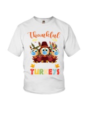 1st Grade Turkey Thankfull Youth T-Shirt tile