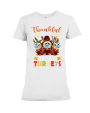 1st Grade Turkey Thankfull Premium Fit Ladies Tee tile