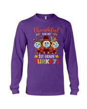 1st Grade Turkey Thankfull Long Sleeve Tee tile