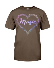 Music Heart Love Classic T-Shirt tile
