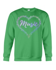 Music Heart Love Crewneck Sweatshirt tile