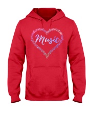 Music Heart Love Hooded Sweatshirt tile