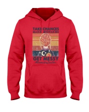 Chemistry Teacher Get Messy Hooded Sweatshirt tile
