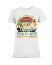 Bartender Daycare AKA Premium Fit Ladies Tee tile