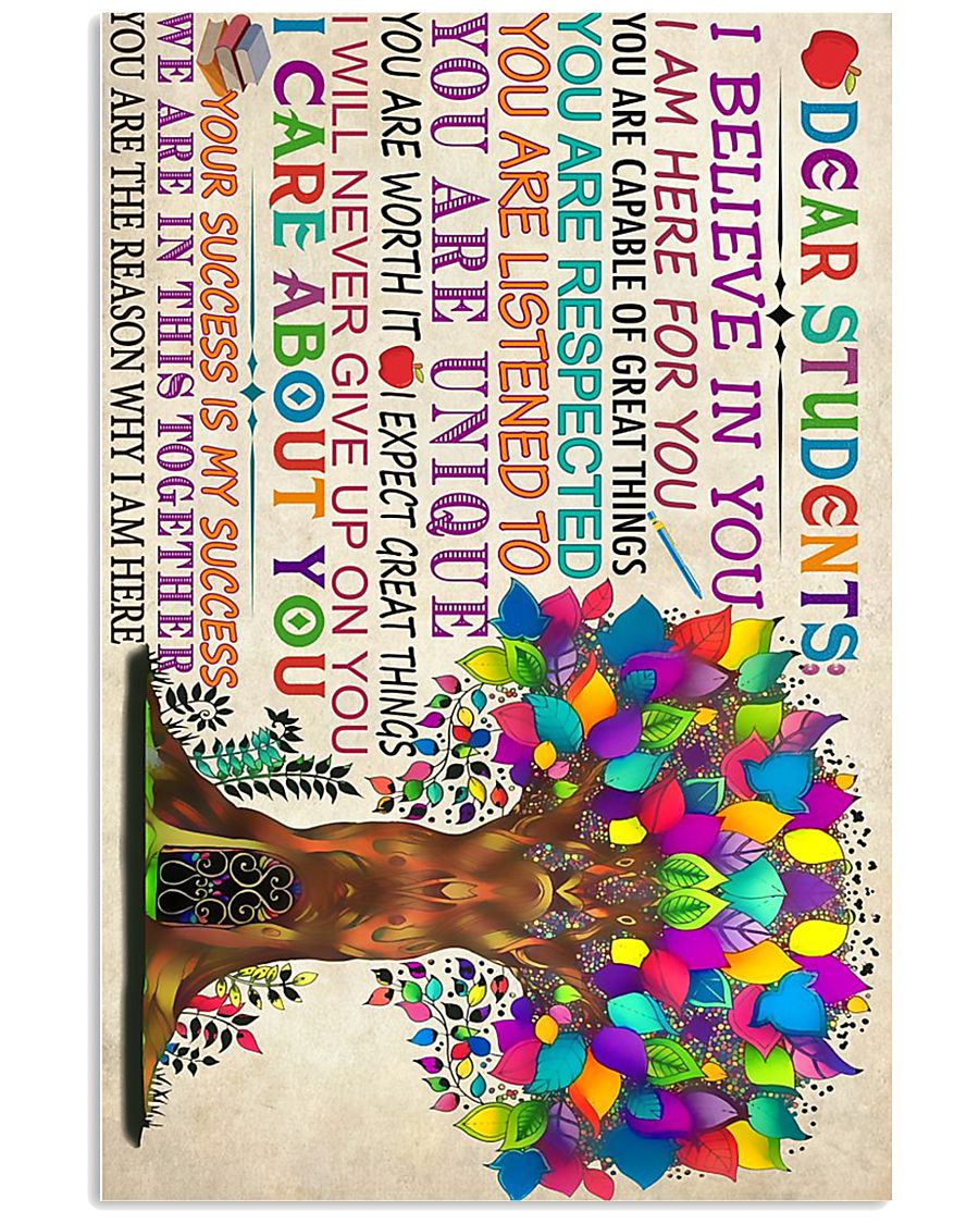 Teacher Deer Student 11x17 Poster