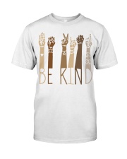 Sign language be kind Premium Fit Mens Tee tile